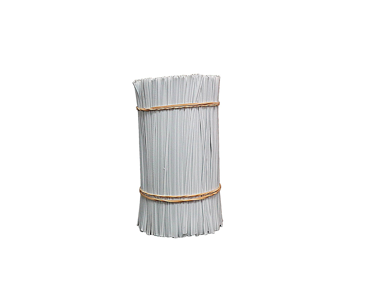100mm White Twist Ties 2000 Pack