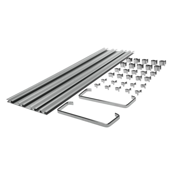 Teng 33Pc 450mm 4-Track Clip Rail Tray w/Clips Set of 33