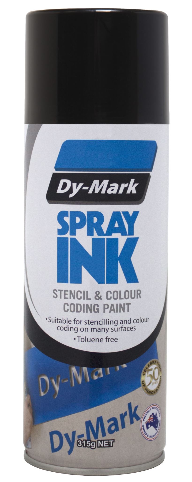 Dy-Mark Spray Ink Black 315g