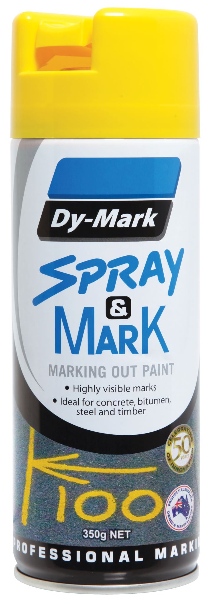 Dy-Mark Spray & Mark Yellow 350g