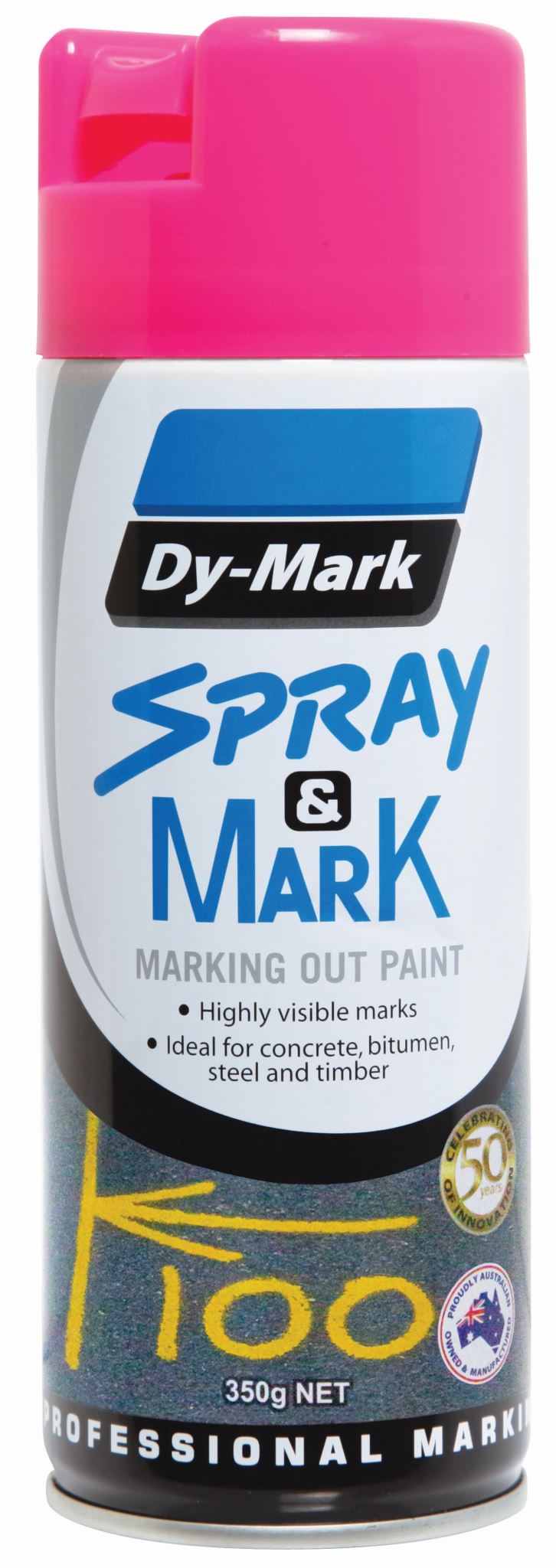 Dy-Mark Spray & Mark Fluoro Pink 350g