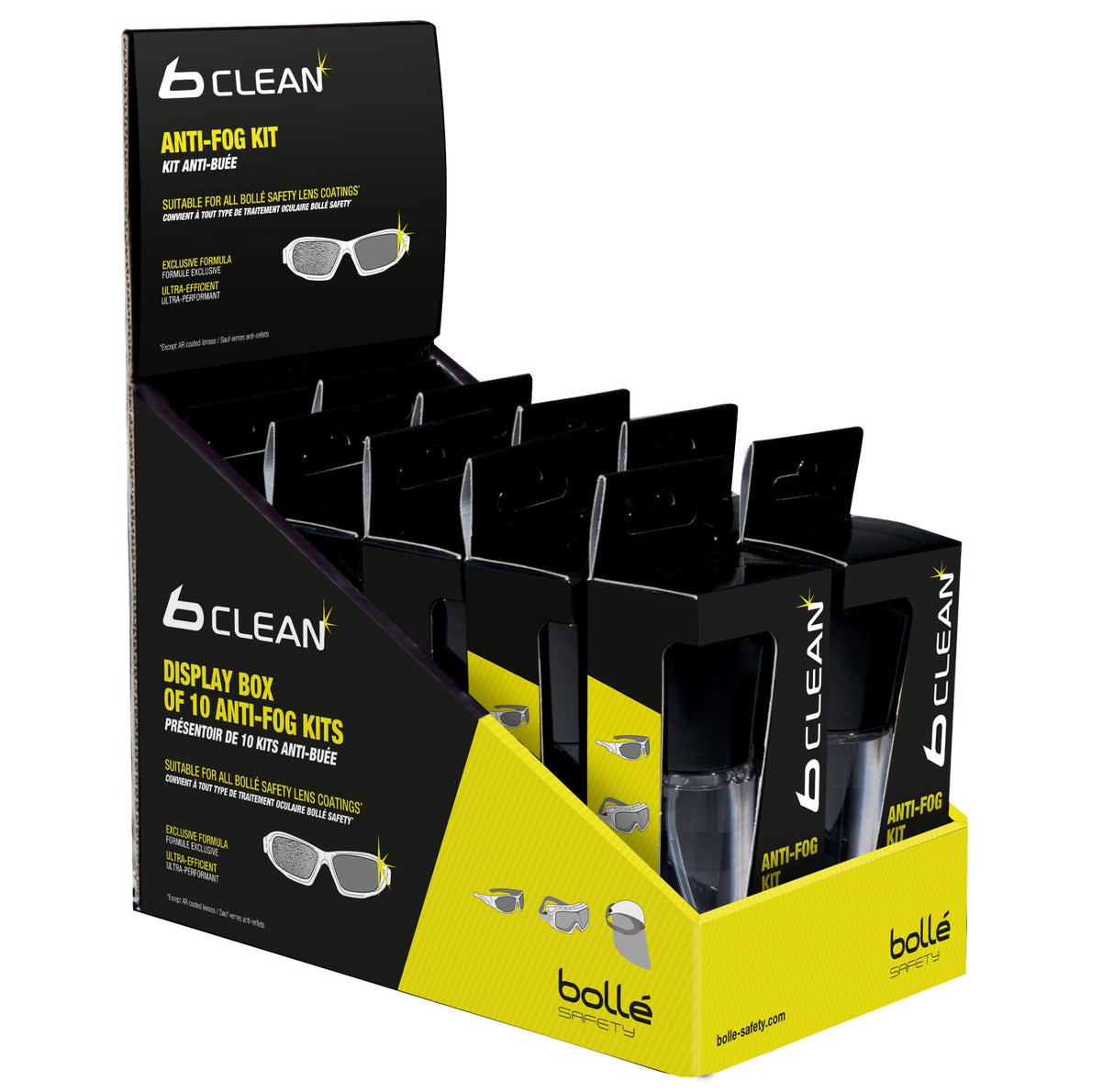 Bolle B200 B-Clean Anti-Fog Kit for Glasses