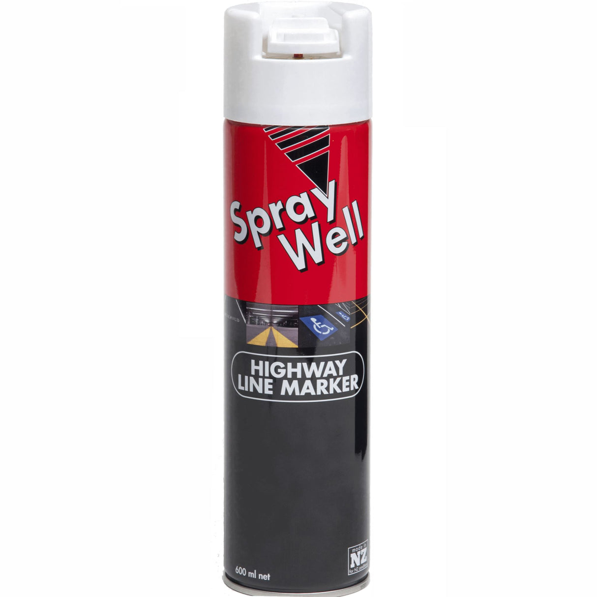 Spray Well Highway Line Marking Paint 600ml - White