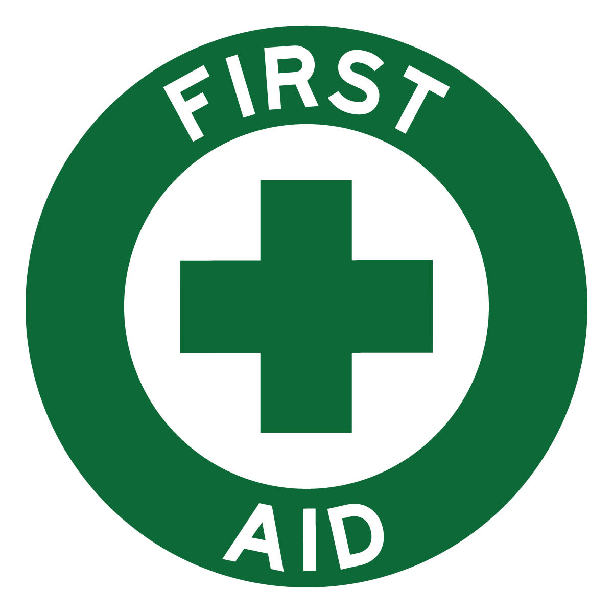 Emergency Info Sticker | First Aid Helmet Sticker Diameter 50mm (Pack of 10) -