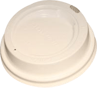 Huhtamaki Hot Cup Lids - White - Universal 88.6mm cup diameter only 2000 (Case)