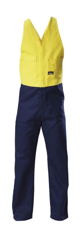Hard Yakka, Hi Vis Easy Action Overall, N2O005 - Royal Bl/Yellow (Size: 15)