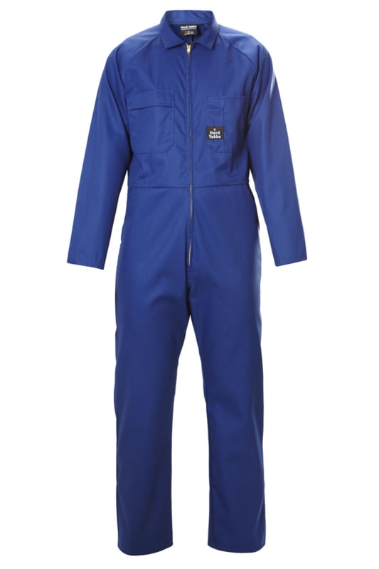Hard Yakka, Zip Overall, Royal Blue N1221 - Royal Blue - 08