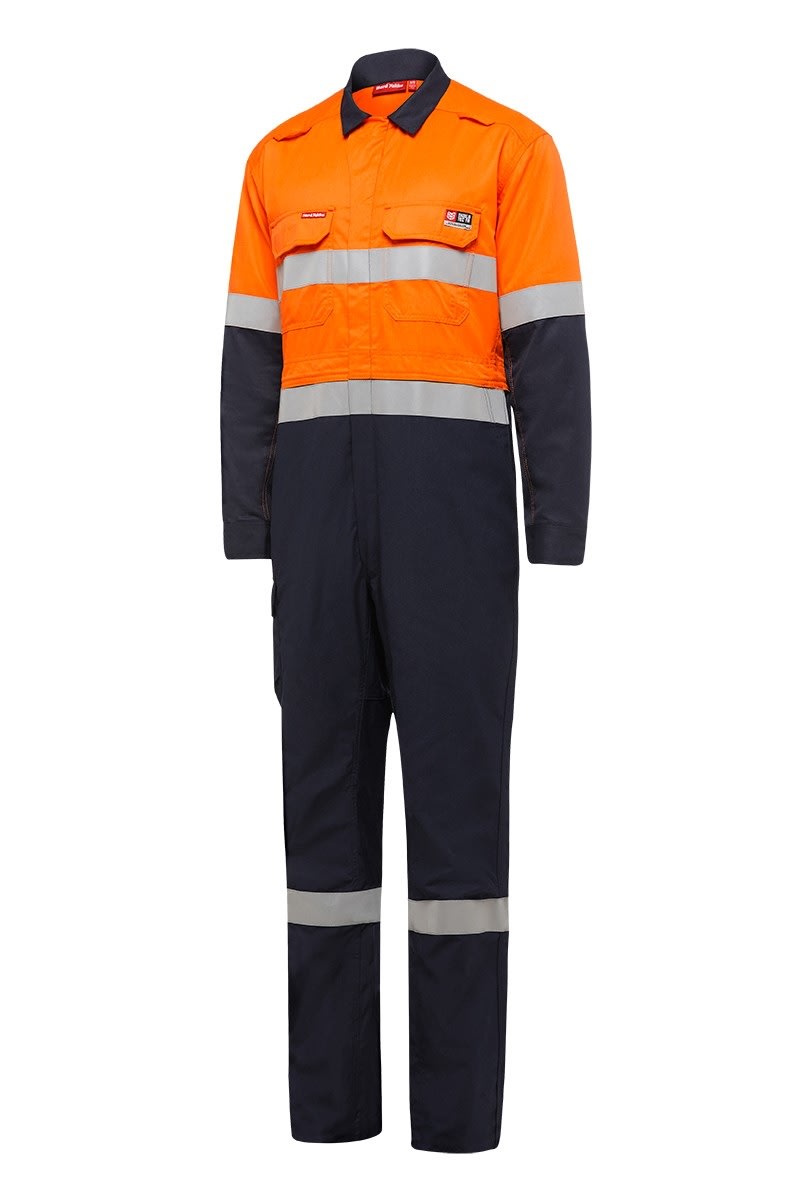 ShieldTEC, Hi Vis 8.4cal FR Overall, Y00055 - Orange/Navy - 87