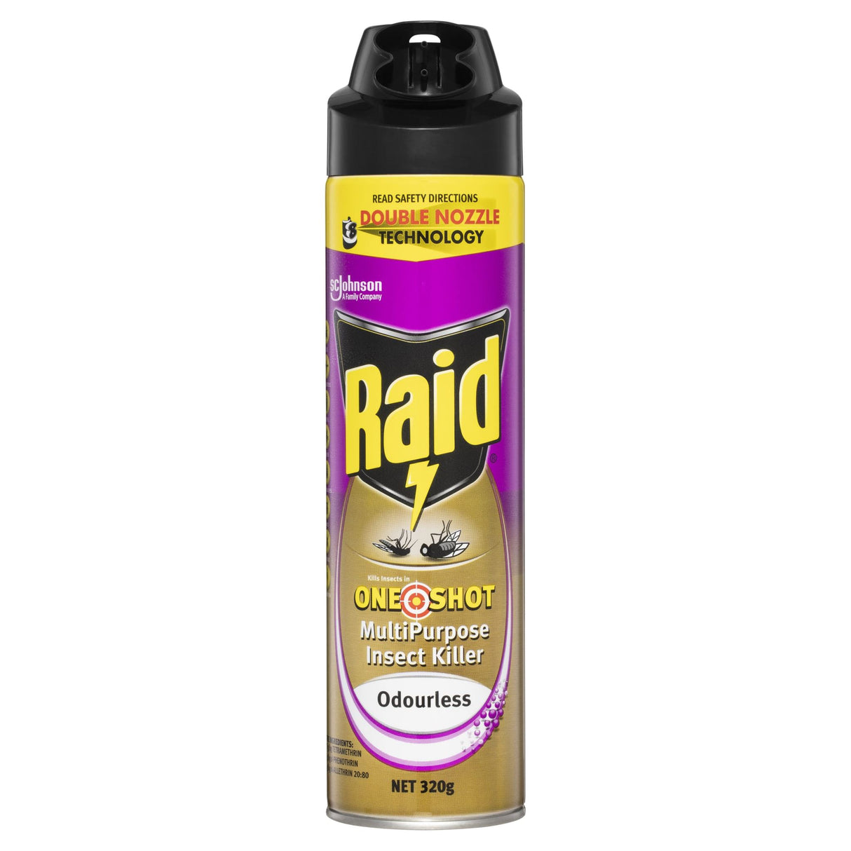 Raid Multipurpose Odourless Insect Killer 320g