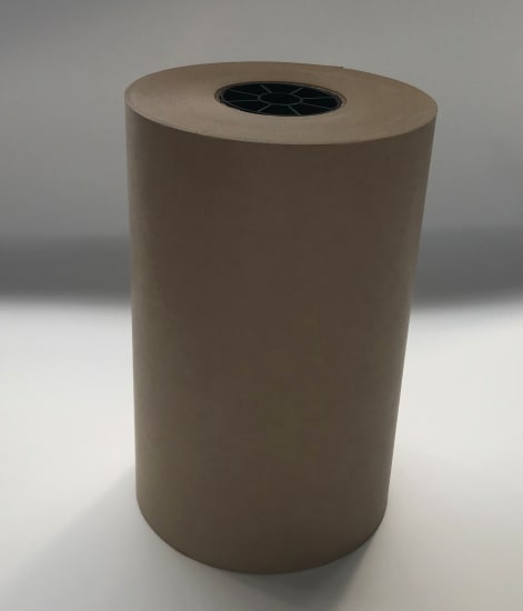 Premium 204gsm Kraft Paper Roll, 600mm x 100m, perfect for eco-friendly packaging and creative projects.