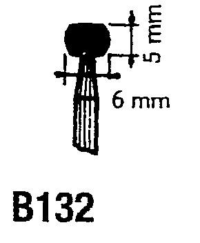 12.5X10X3MM Mounted Point B132 10 PK