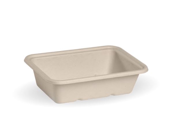 BioPak Natural Plant Fibre Takeaway Base 600ml 125 (Pack)