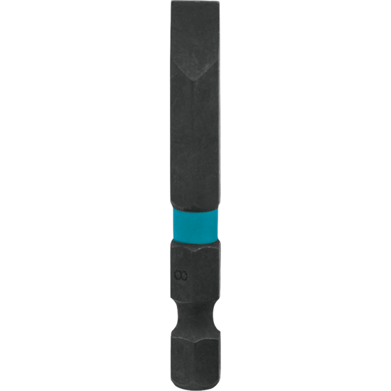 Makita ImpactX Slotted #8 Power Bits 51mm - 2 Pk (Each)