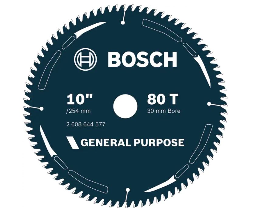 Bosch Saw Blade Circular Wood Cutter 254mm- 80T