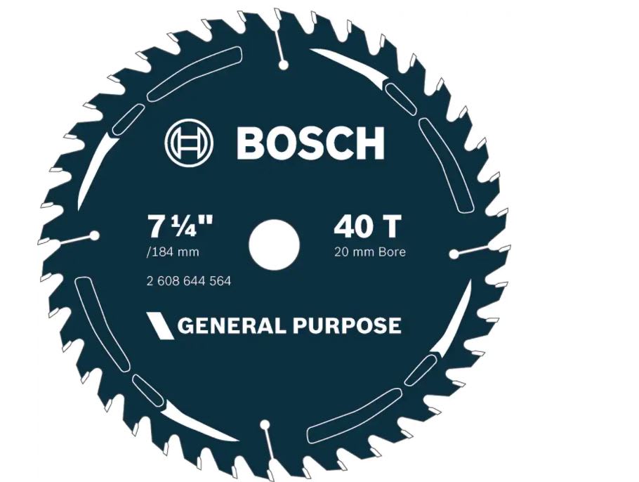 Bosch Saw Blade Circular Wood Cutter 184mm- 40T