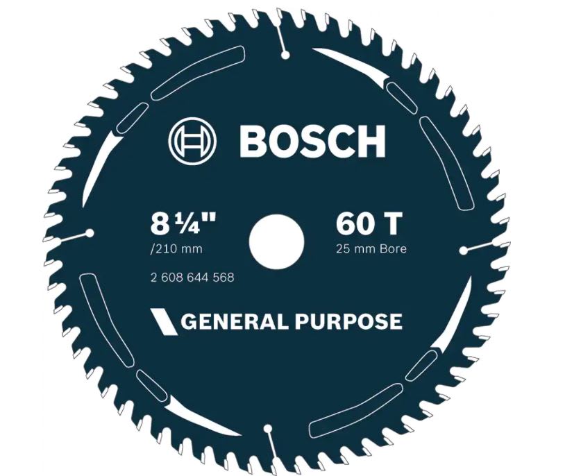 Bosch Saw Blade Circular Wood Cutter 210mm- 60T