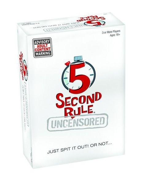 5 Second Rule - Uncensored - Board Game