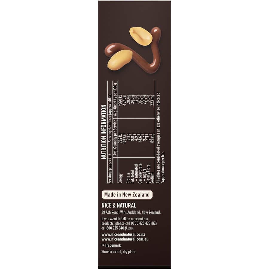 Nice & Natural Deluxe Protein Bars Cookies & Cream 5pk 200g