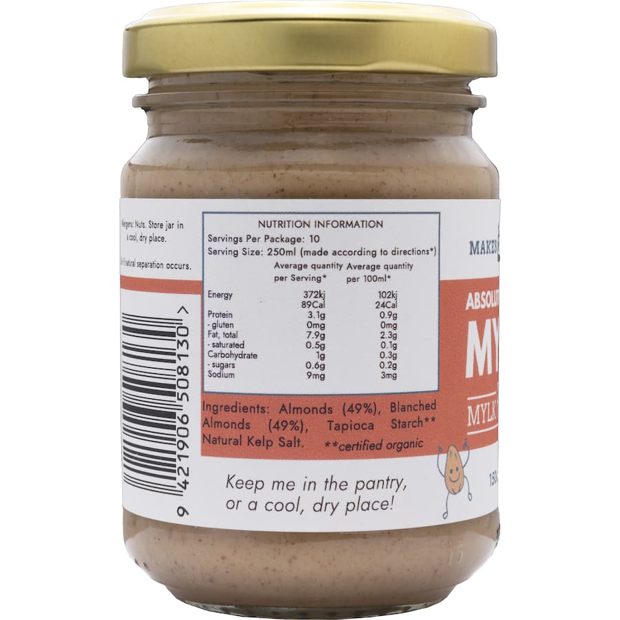 Mylk Made Almond Milk Base Absolute Jar 150mL