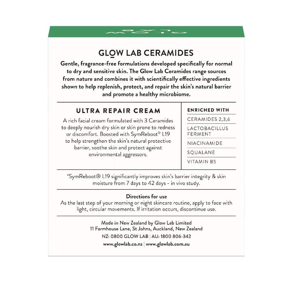 Glow Lab Ceramides Night Face Cream Ultra Repair 50g