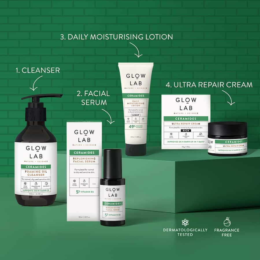 Glow Lab Ceramides Night Face Cream Ultra Repair 50g