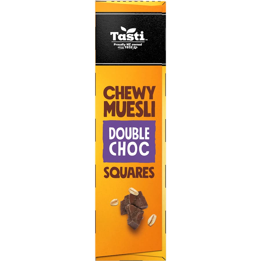 Tasti Chewy Muesli Squares Double Choc 5pk 175g