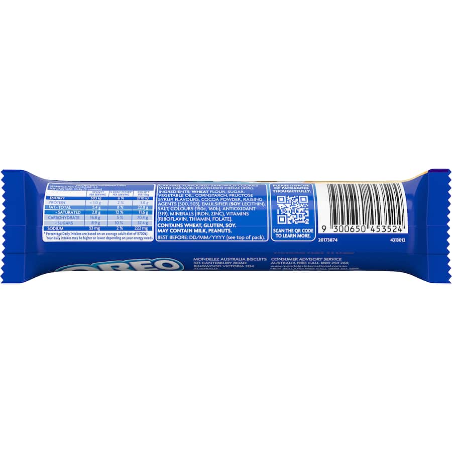 Oreo Biscuits Caramilk Double Stuff 131g