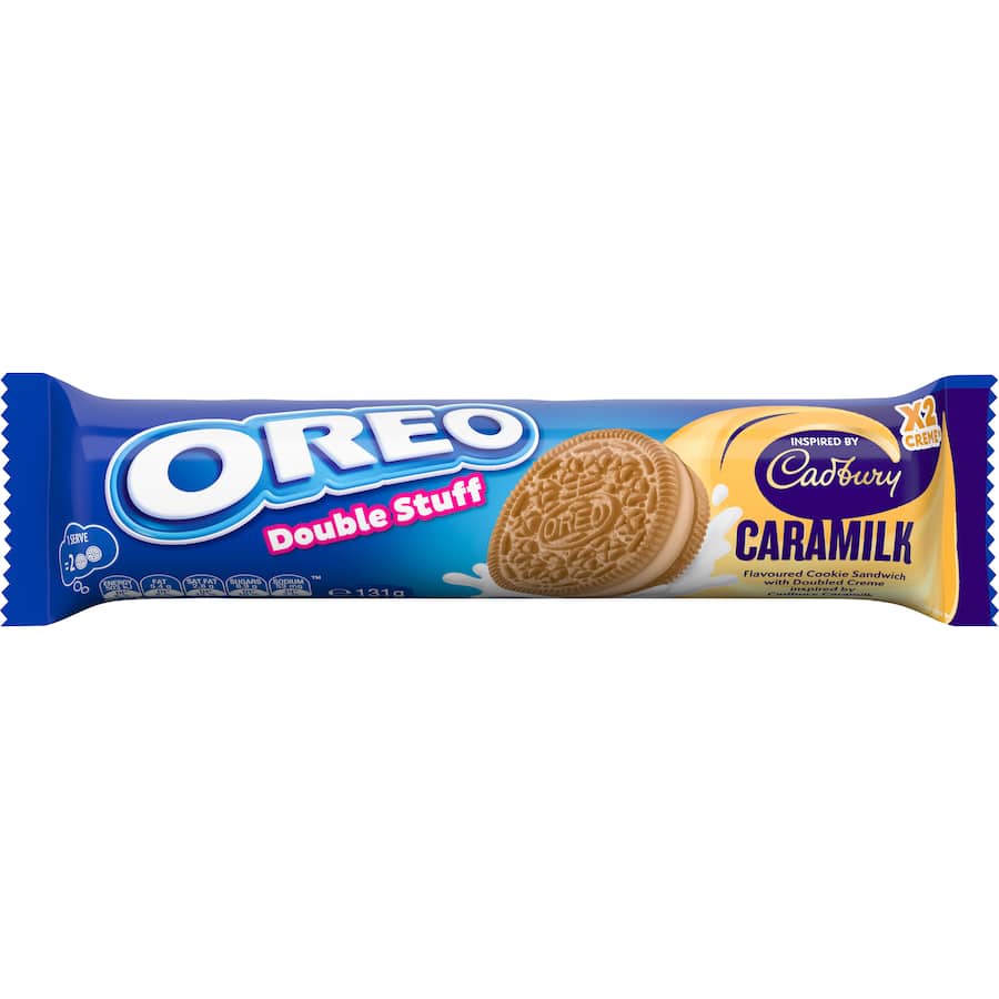 Oreo Biscuits Caramilk Double Stuff 131g