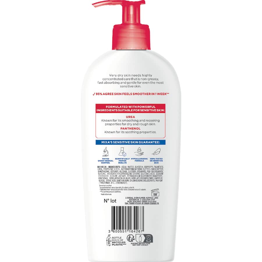 Mixa Body Lotion Urea Cica Repair+ 250mL