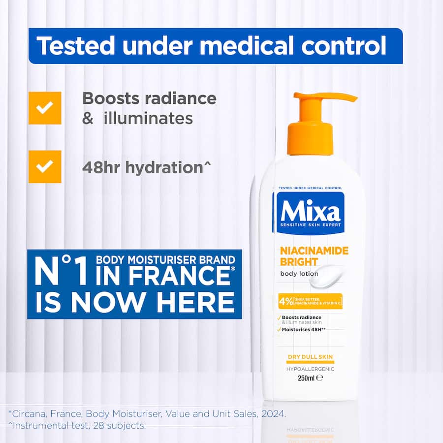Mixa Body Lotion Niacinamide Bright 250mL