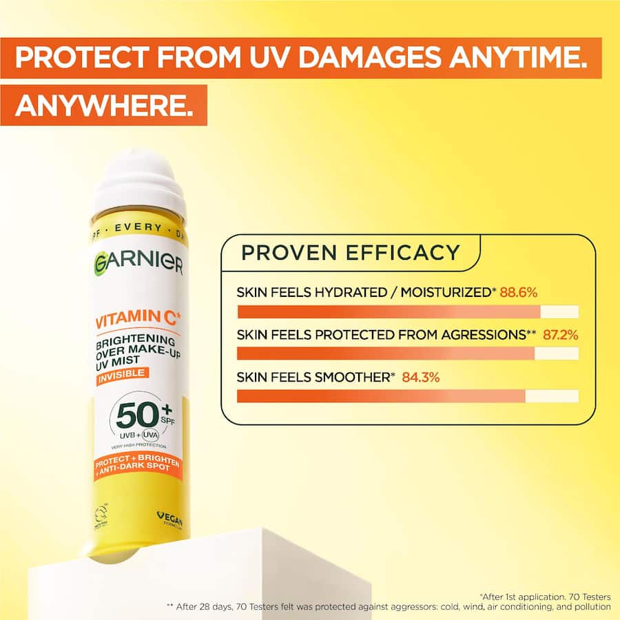 Garnier Vitamin C Mist Spf 50+ 75mL