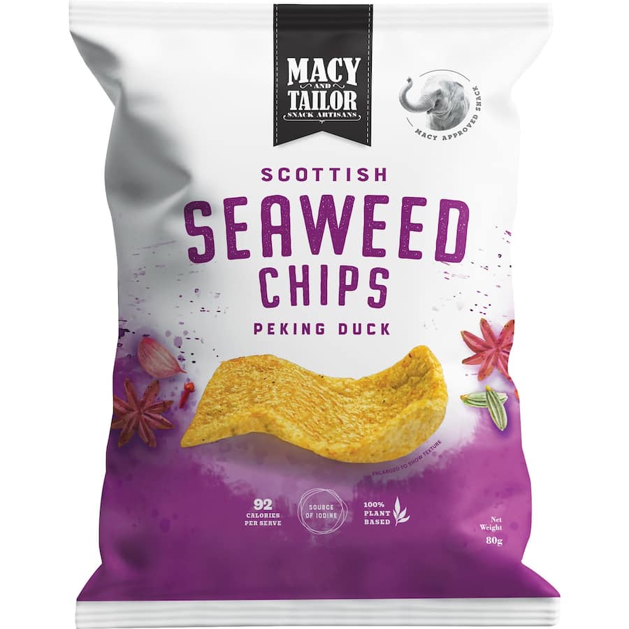 Macy & Tailor Seaweed Chips Peking Duck 80g