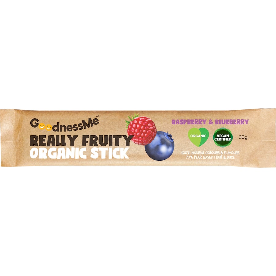 Goodnessme Really Fruity Fruit Sticks Raspberry & Blueberry 30g