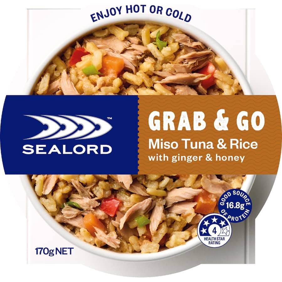 Sealord Grab & Go Tuna Miso & Rice Pottle 170g