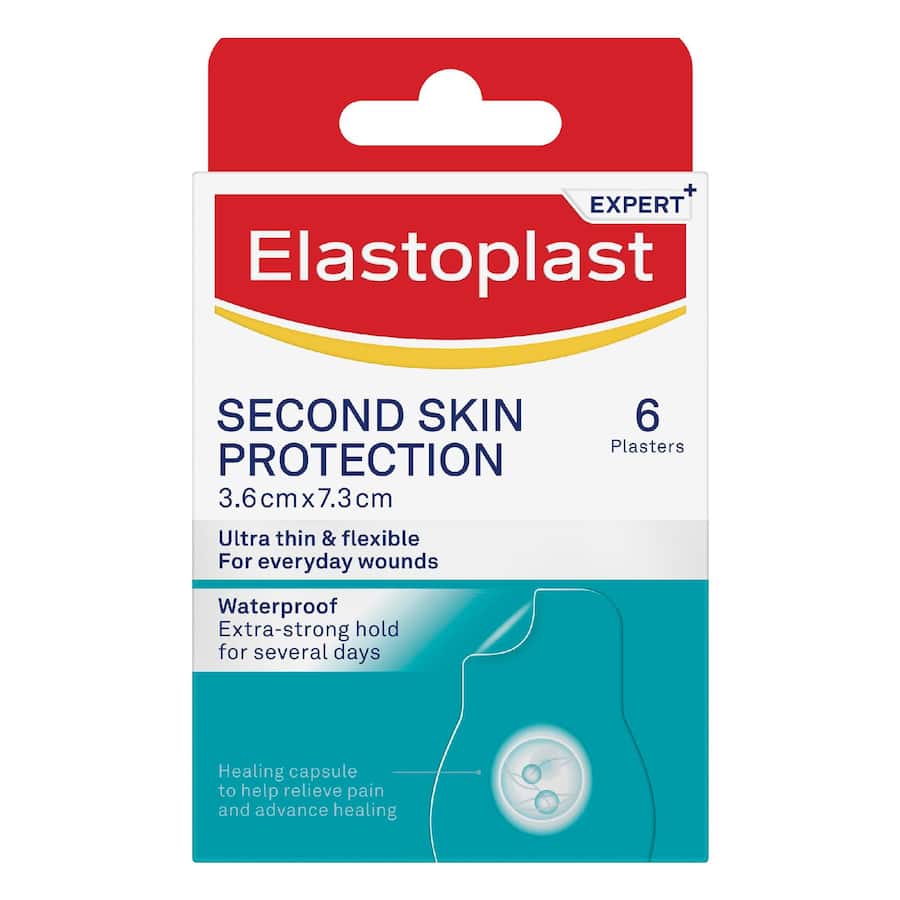 Elastoplast Plasters Second Skin Protection 6pack