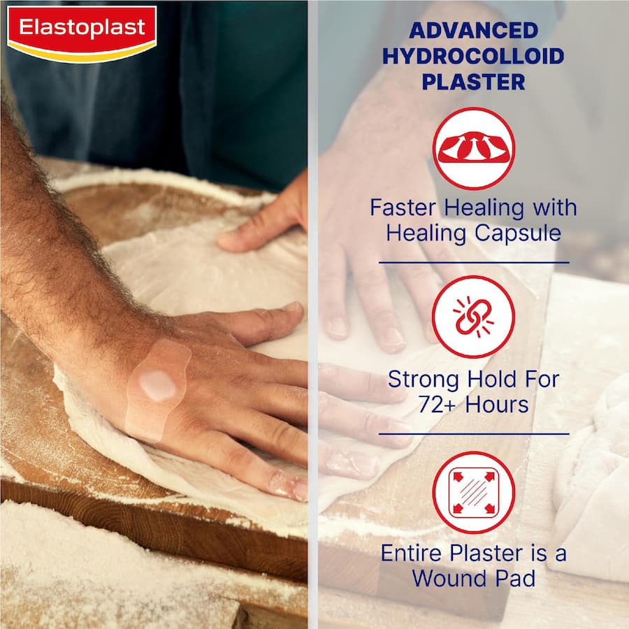Elastoplast Plasters Second Skin Protection 6pack