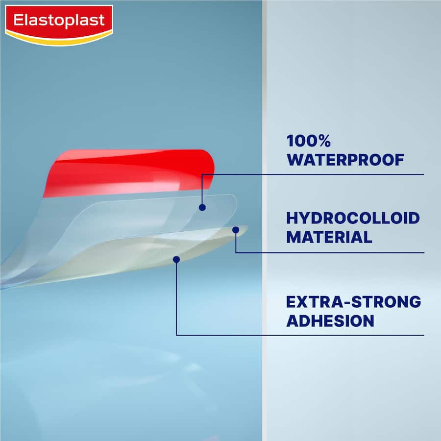 Elastoplast Plasters Second Skin Protection 6pack
