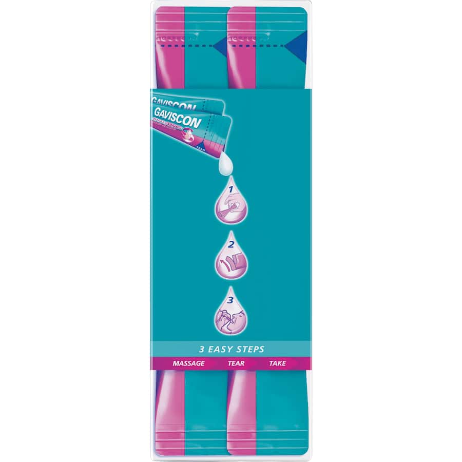 Gaviscon Dual Action Heartburn & Indigestion Relief Liquid Sachets 24pack