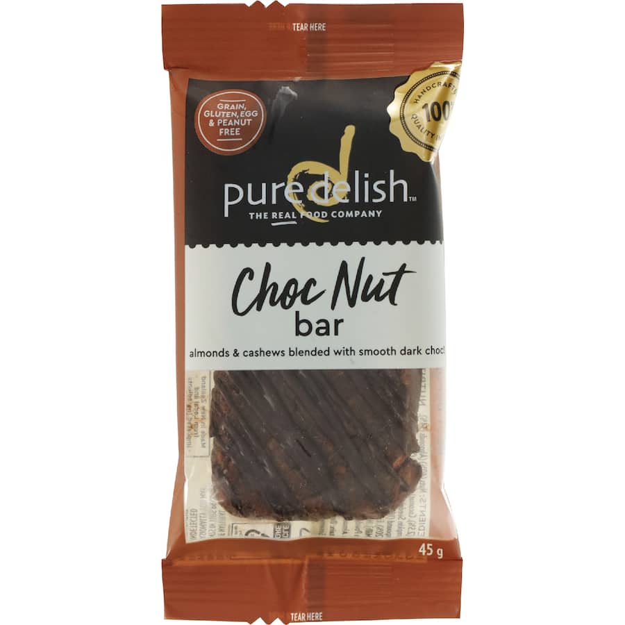 Pure Delish Nut Bar Chocolate 45g