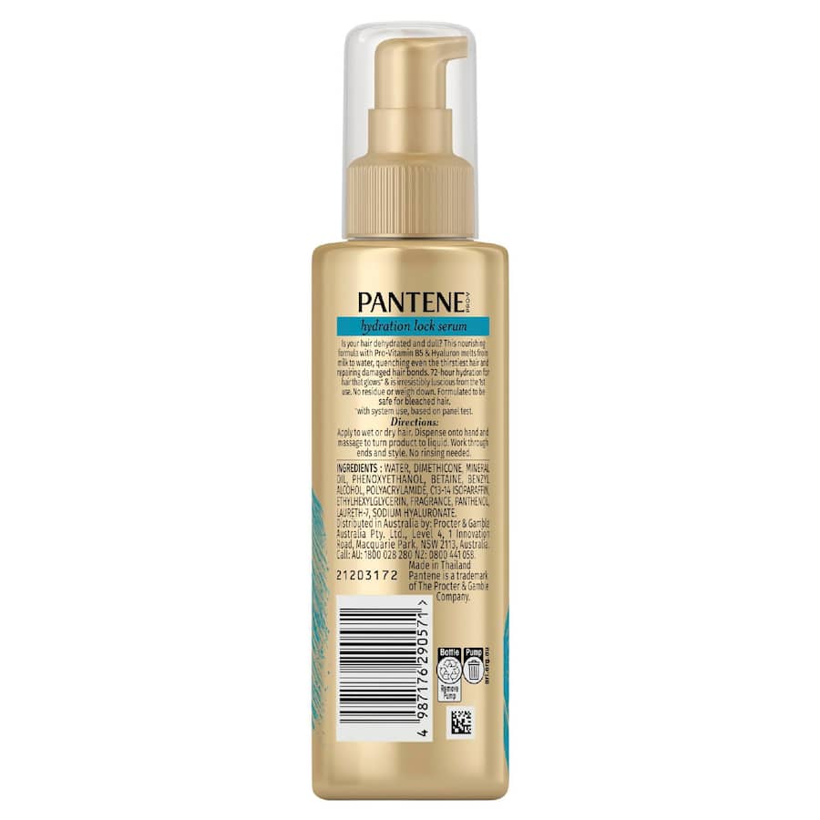Pantene Hair Milk To Water Serum Hyaluron Hydration Lock 140mL