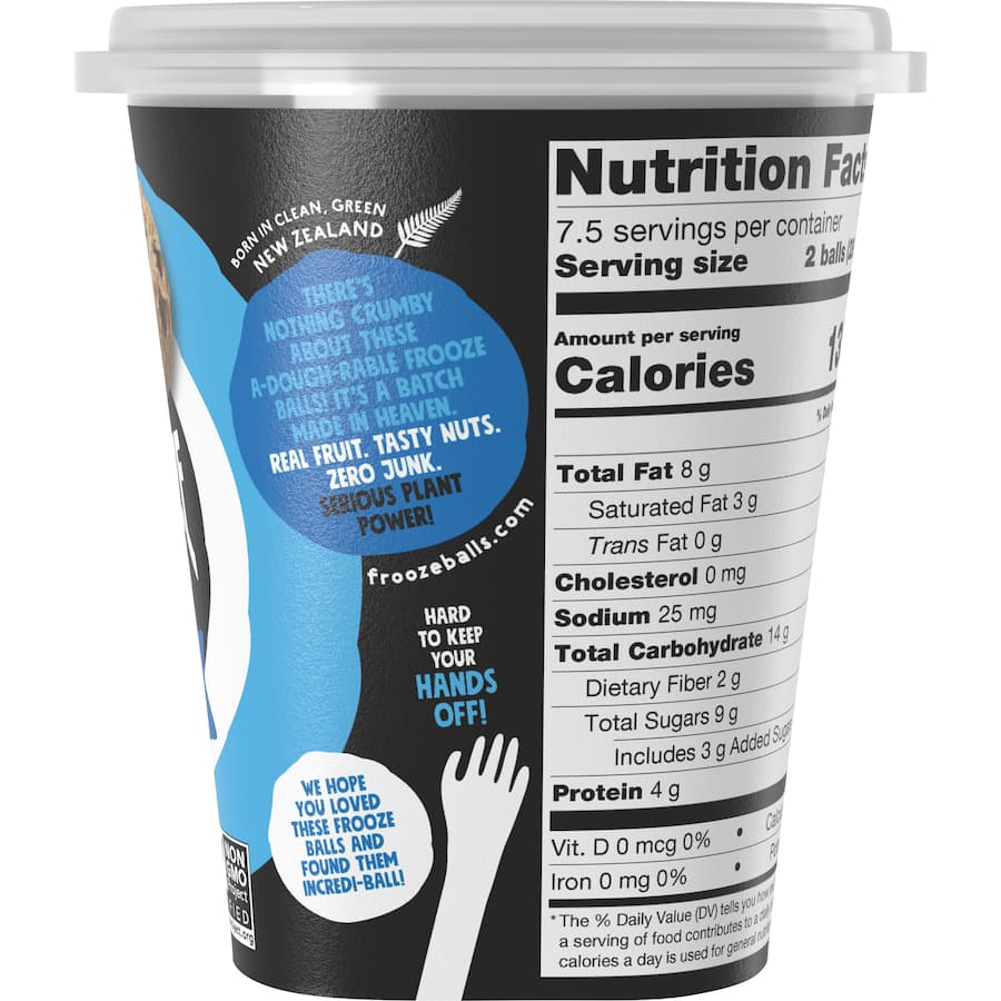 Frooze Balls Snack Balls Cookie Dough 210g