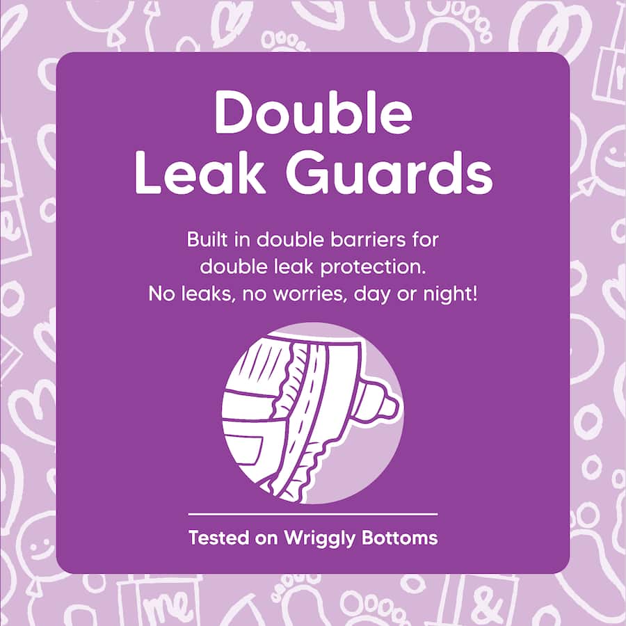 Cute & Co Nappies Junior Boys & Girls 16+ Kg Size 6 30pack