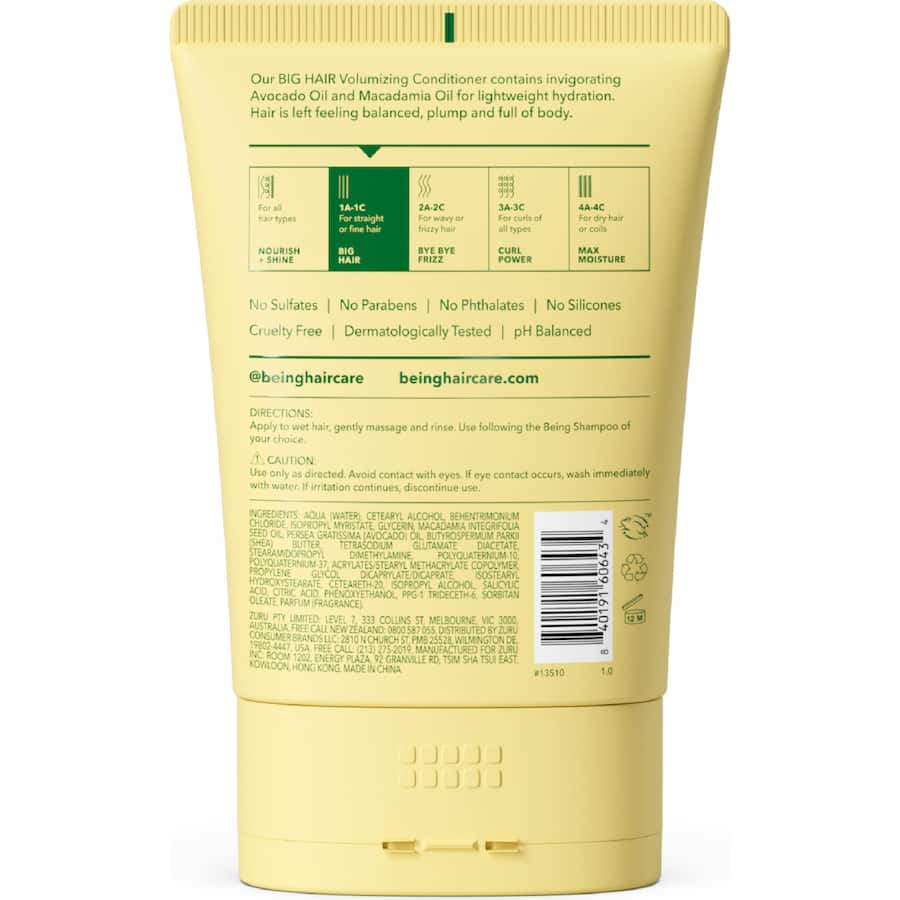 Being Big Hair Conditioner Volumizing 354mL