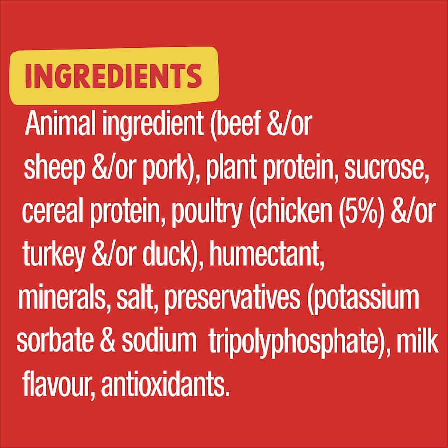 Schmackos Mini Strapz Dog Treats Training Bites Chicken & Milk 120g