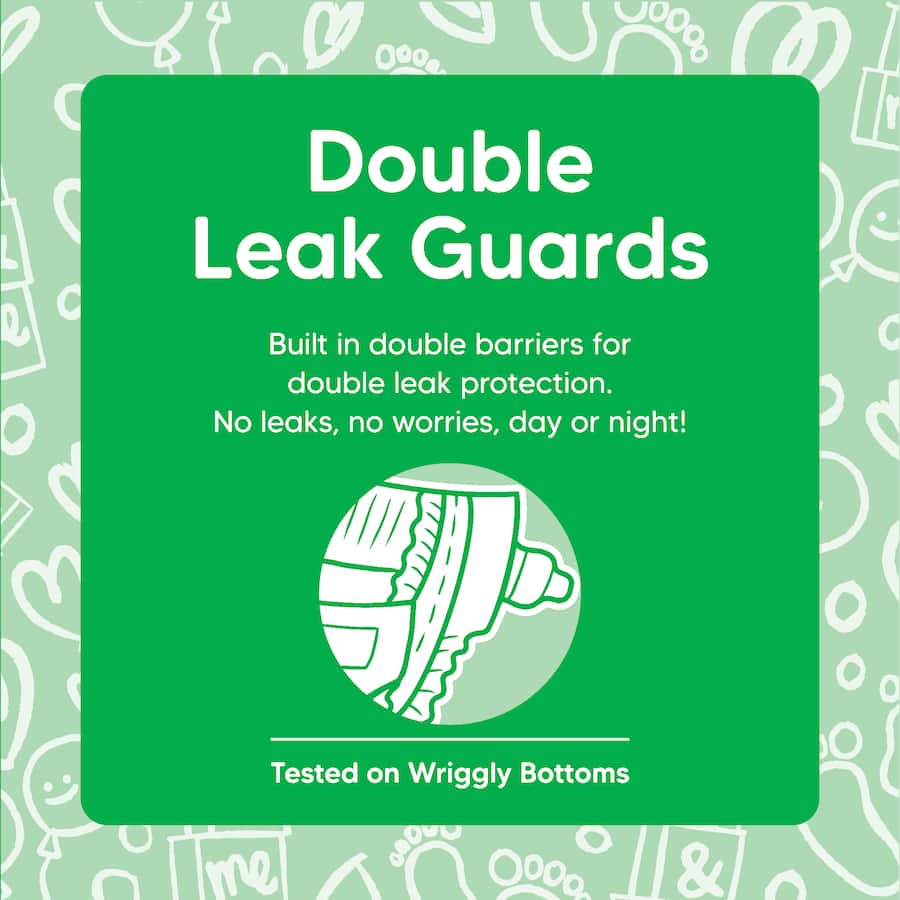 Cute & Co Nappies Walker Boys & Girls 13-18kg Size 5 32pack