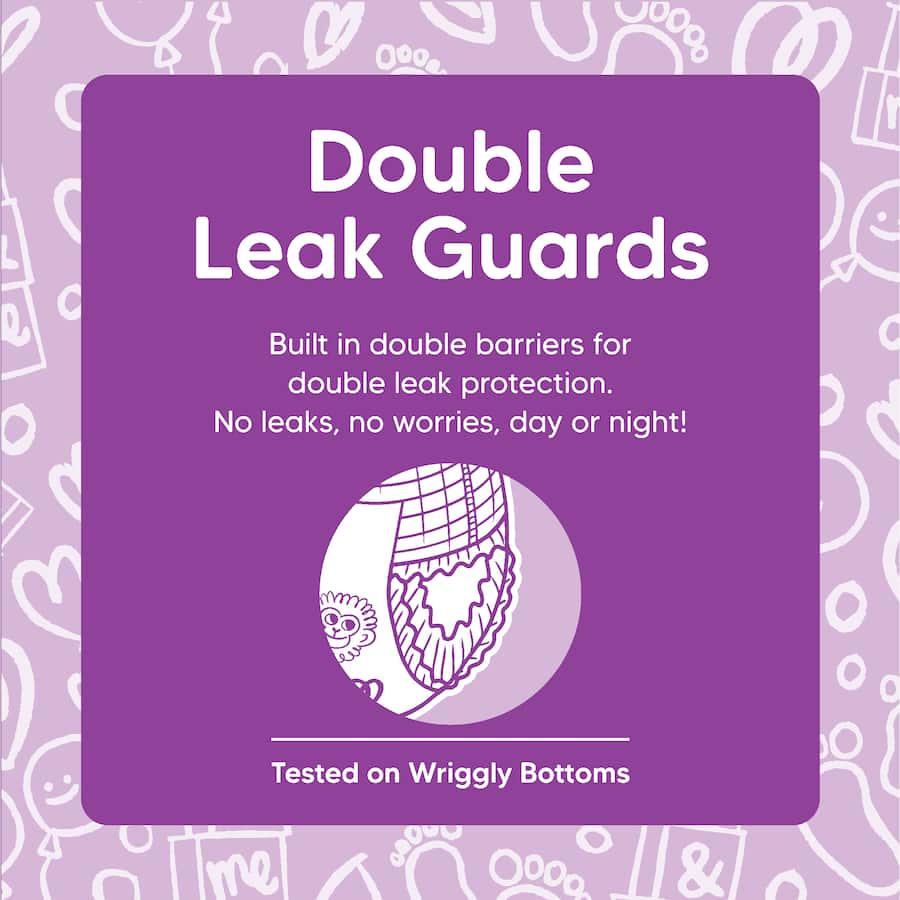 Cute & Co Nappy Pants Junior Boys & Girls 16+ Kg Size 6 28pack