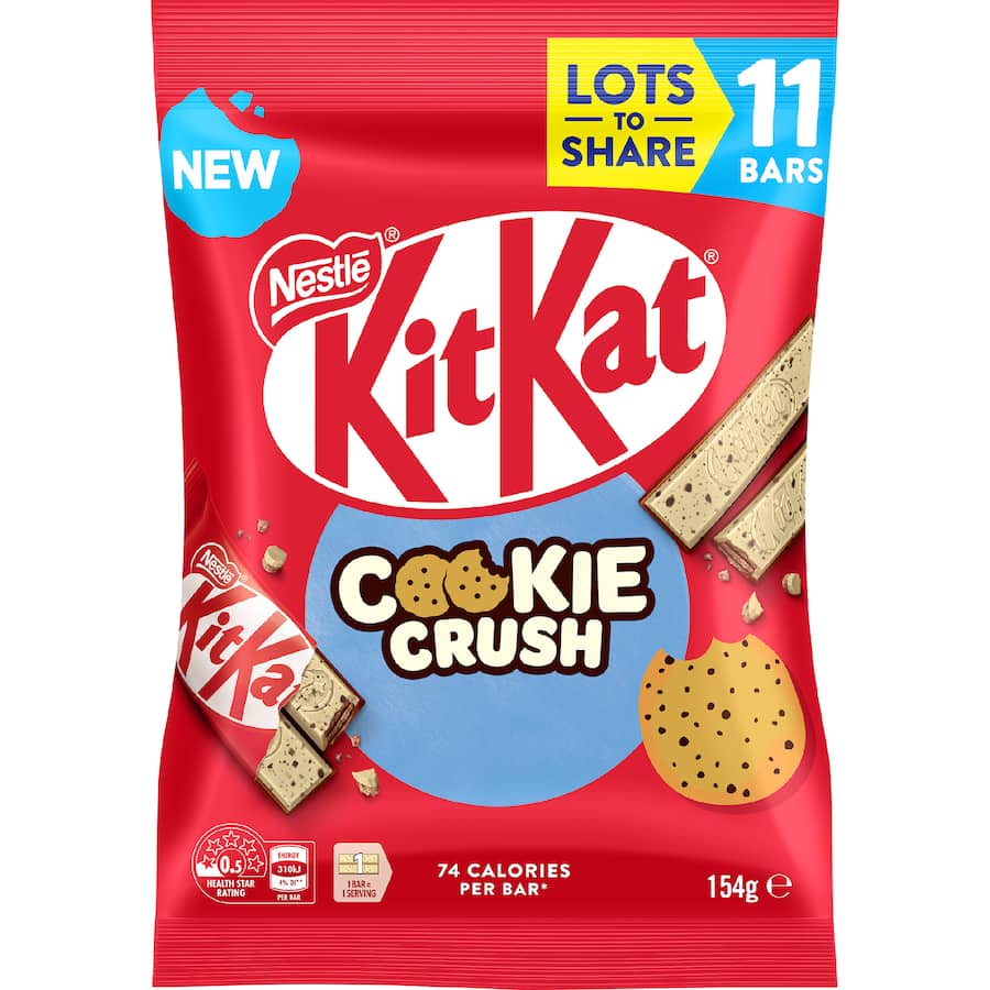 Kit Kat Chocolate Bar Cookie Crush - 154g