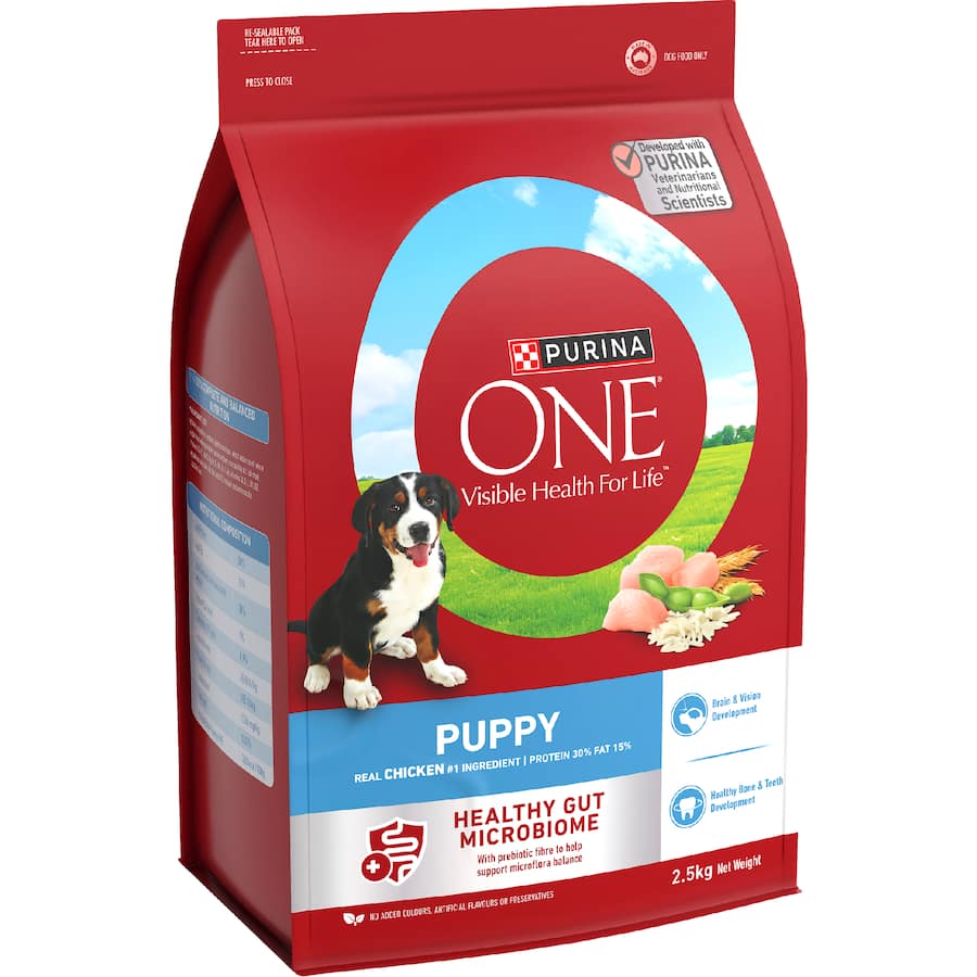 Purina One Puppy Dry Dog Food Chicken Bag 2.5kg