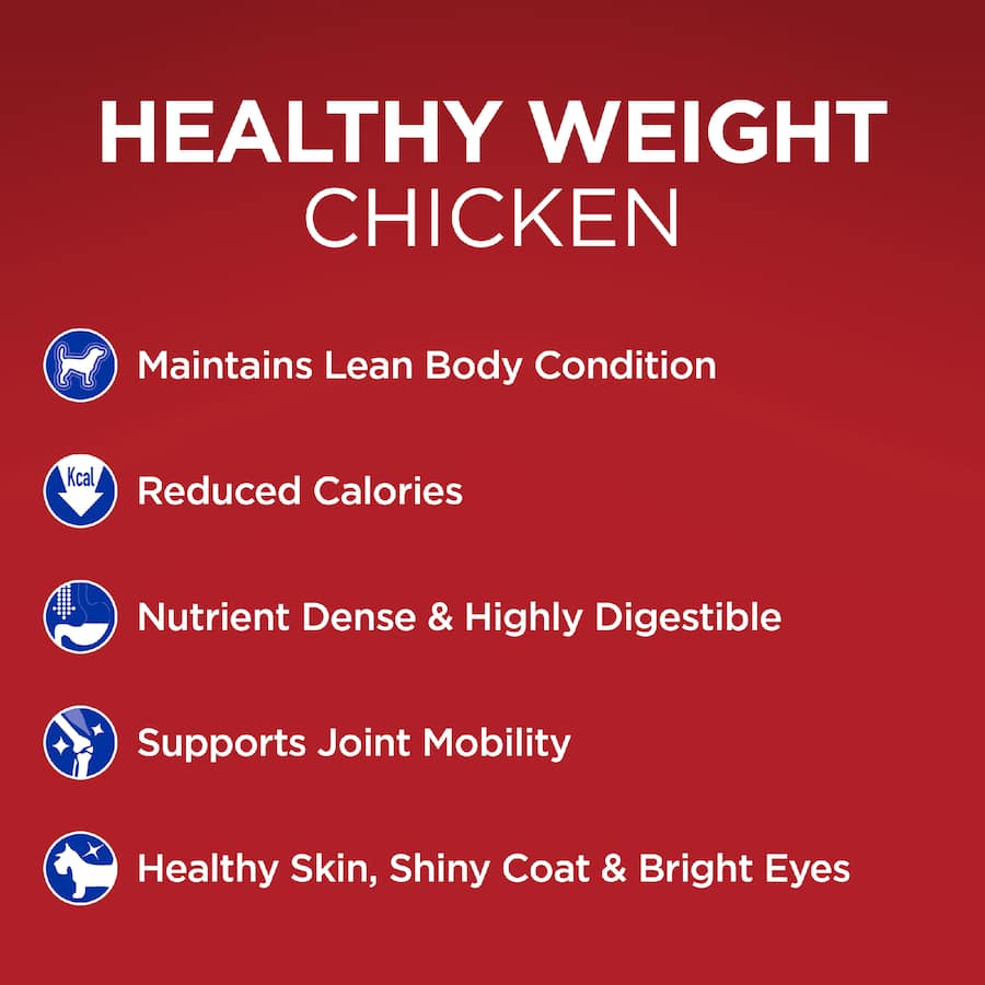 Purina One Healthy Weight Dry Dog Food Chicken Bag 2.5kg