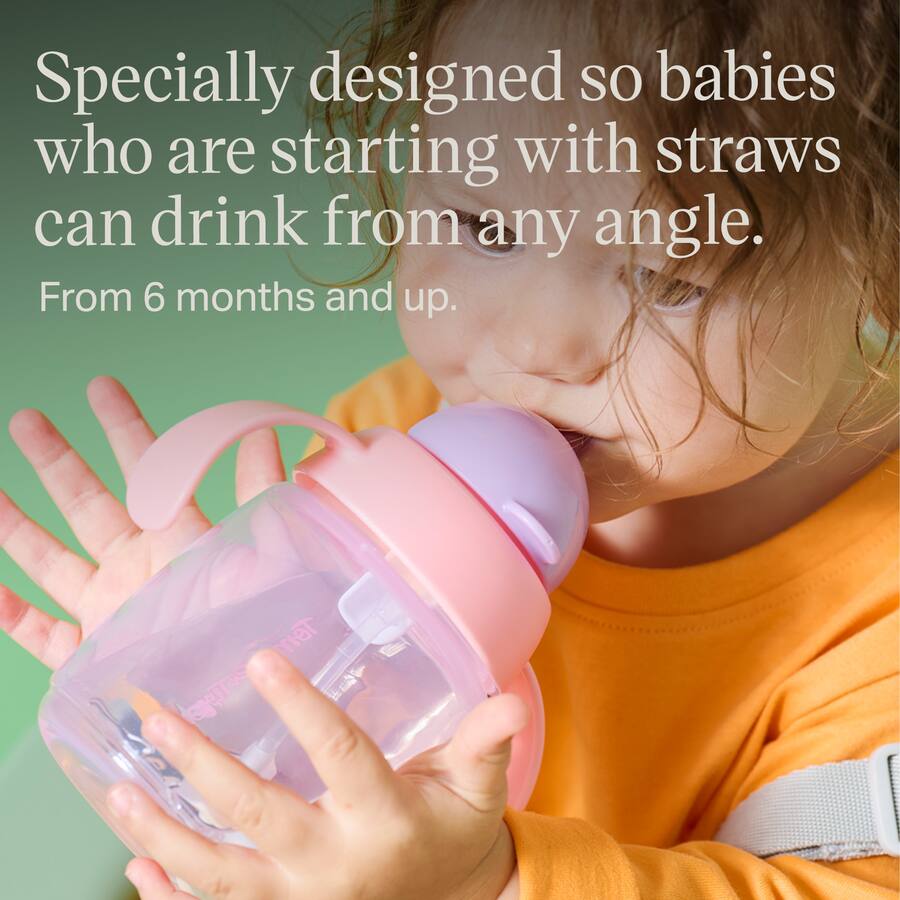 Tommee Tippee Baby Drinking Cup Trainer Straw 6m+ - 300mL